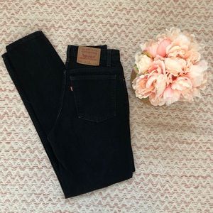 Vintage Levi’s 512 Faded Black Jeans